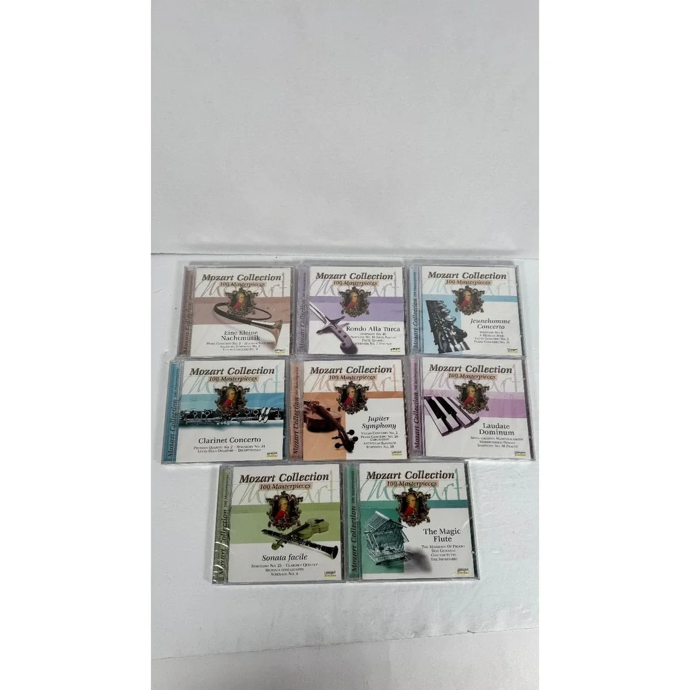 Mozart Collection 100 Masterpieces 8 CD Set LaserLight Digital Sealed